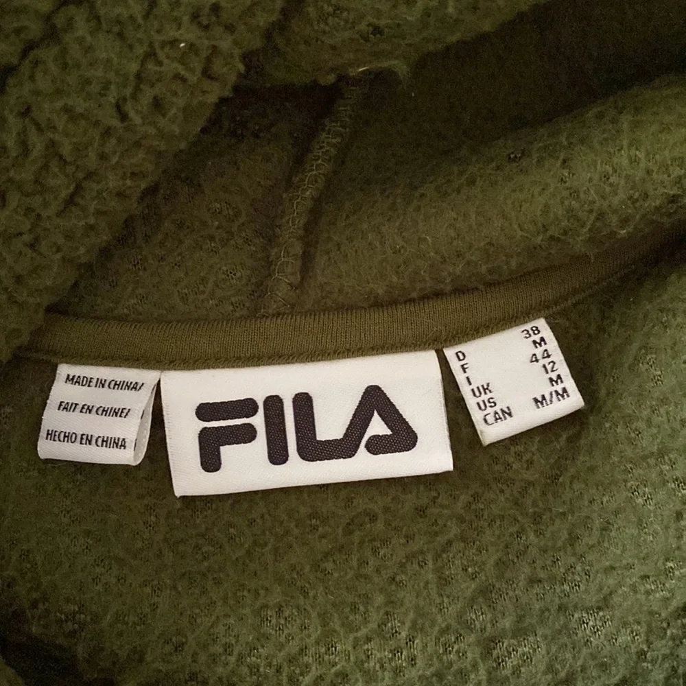 EUC FILA Sherpa Hoodie Jacket-Medium